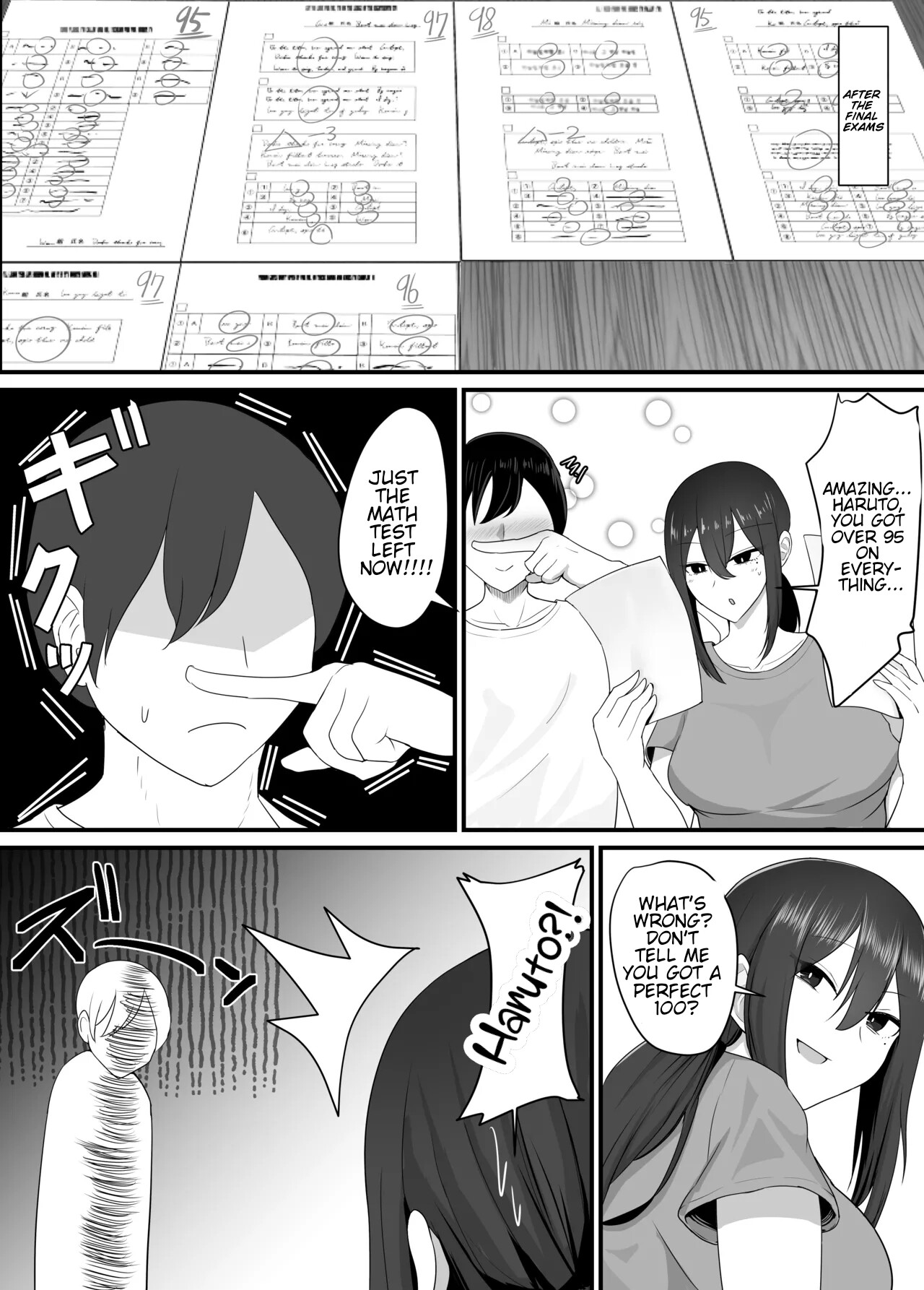 Hentai Manga Comic-Some dude stole my girl, so I blew off steam with my mom.-Read-55
